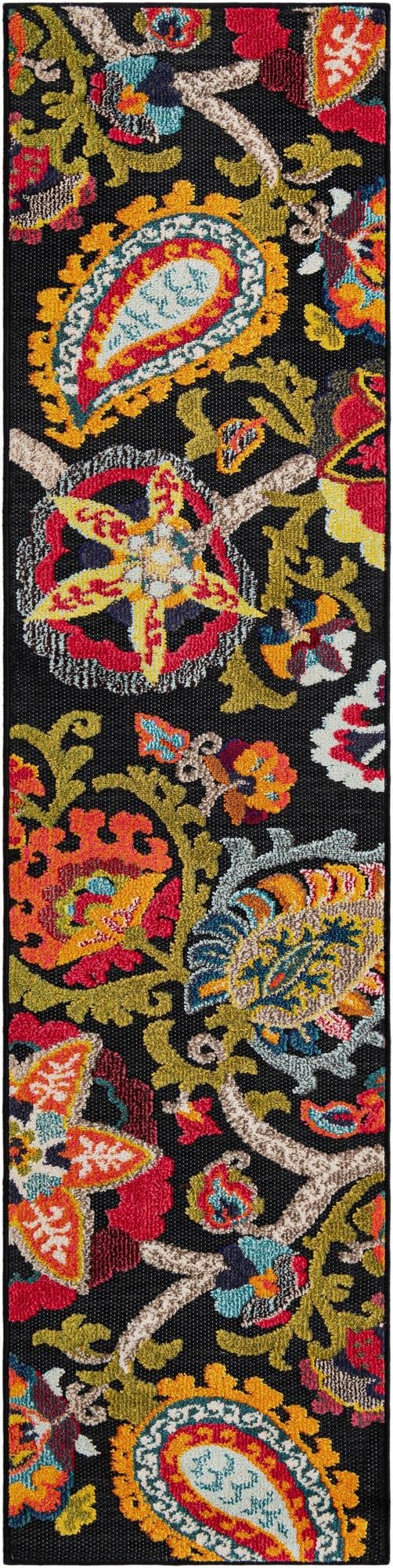  2' x 8'  Washable Casablanca Indoor / Outdoor Runner Rug