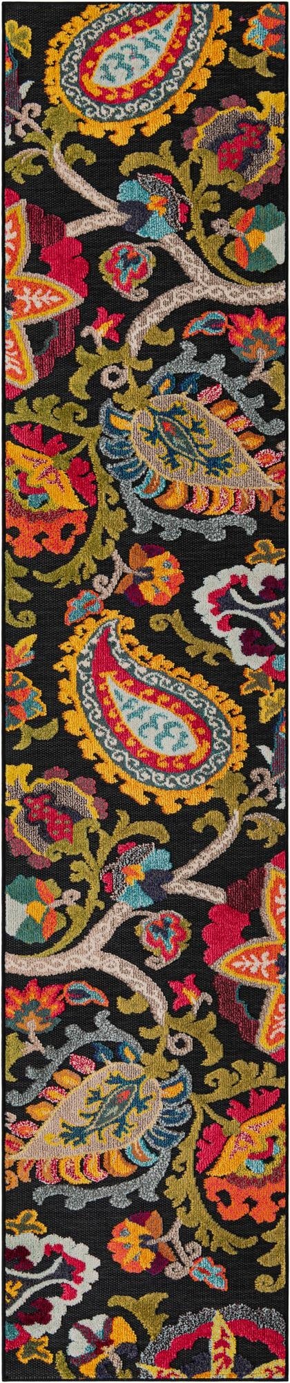  2' 7 x 12'  Washable Casablanca Indoor / Outdoor Runner Rug