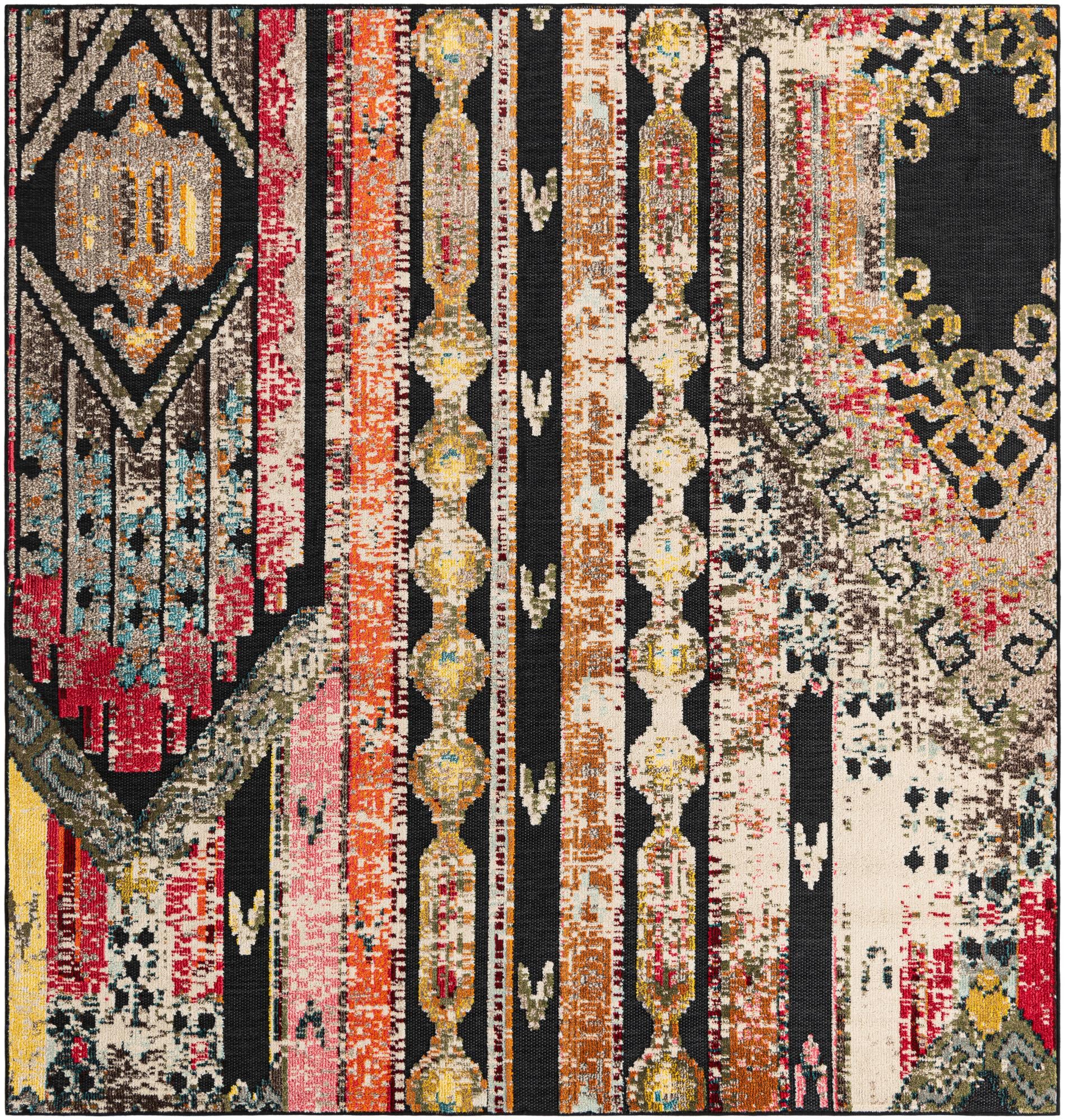 Rug Multicolored Black Swatch link
