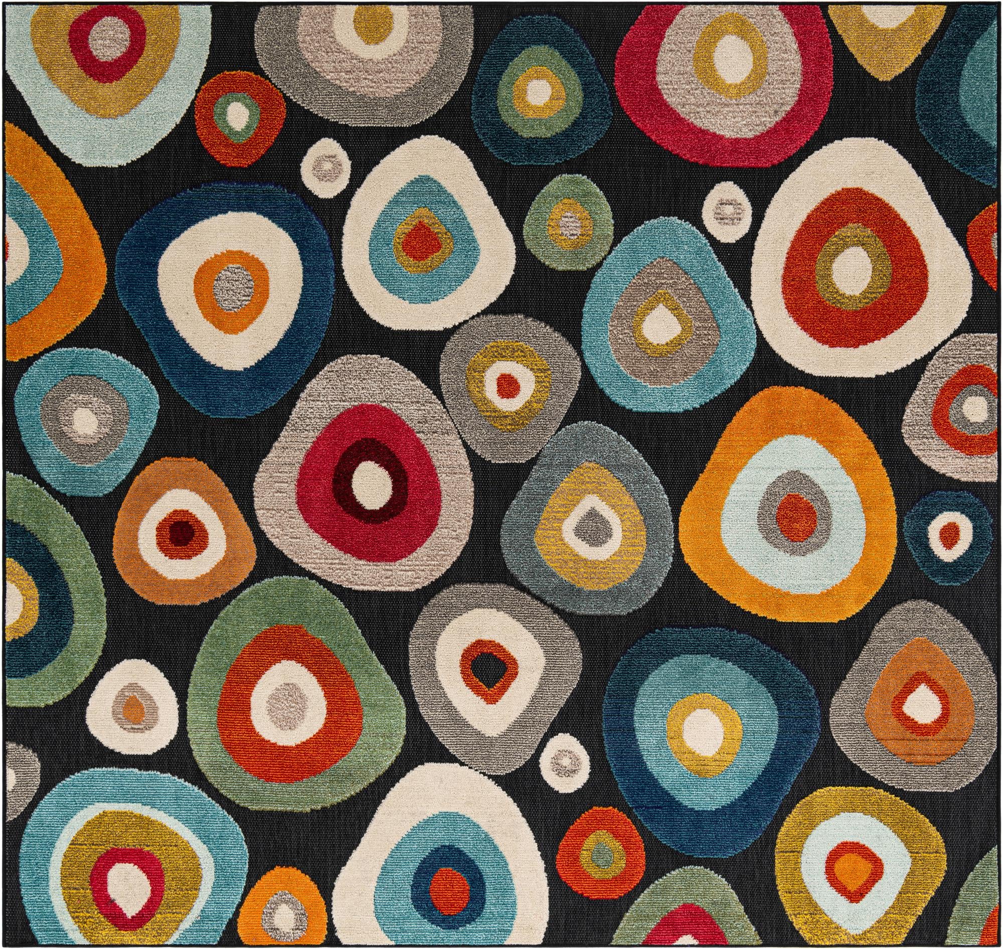 Rug Multicolored Black Swatch link