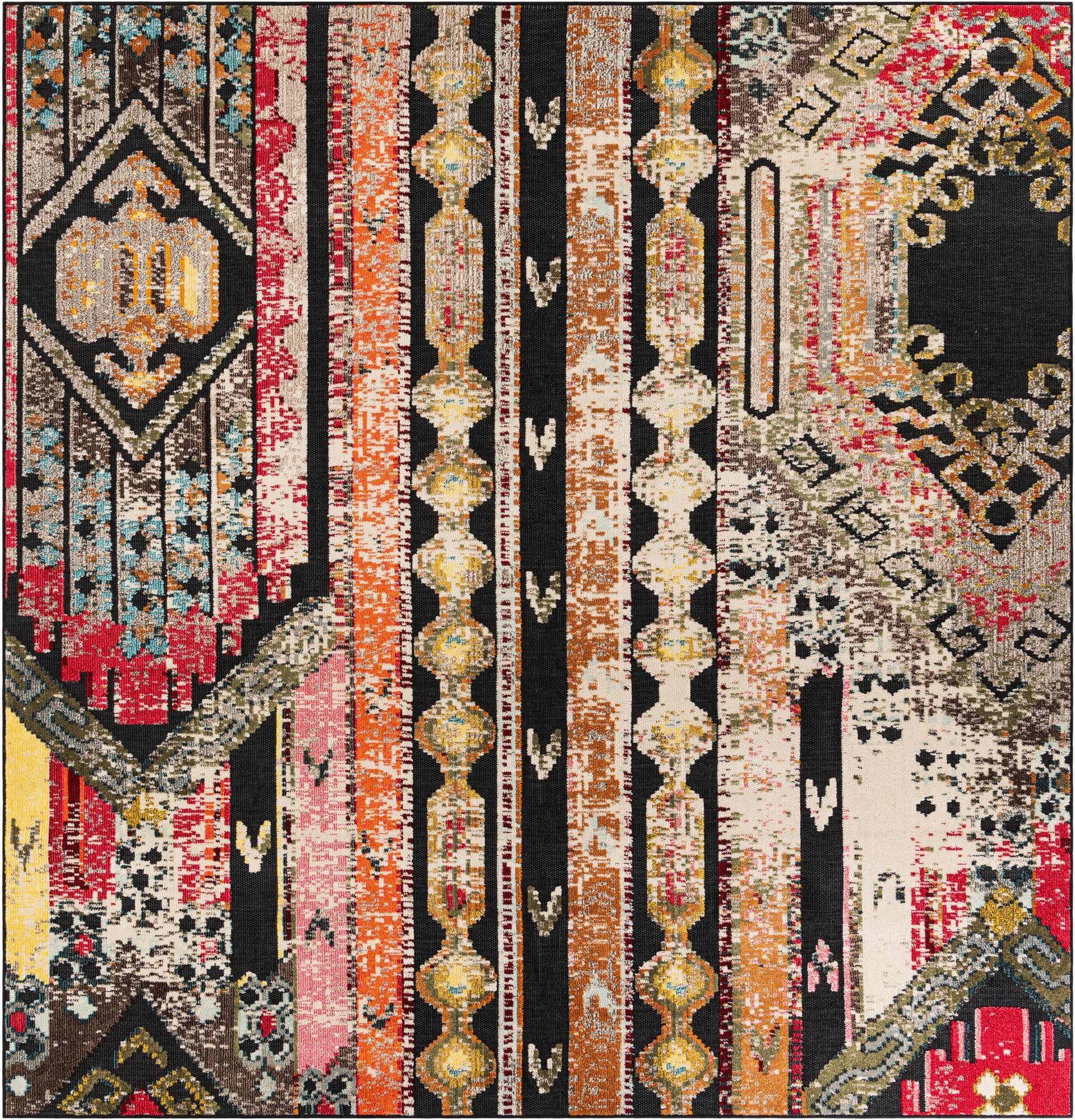  10' x 10'  Washable Casablanca Indoor / Outdoor Square Rug