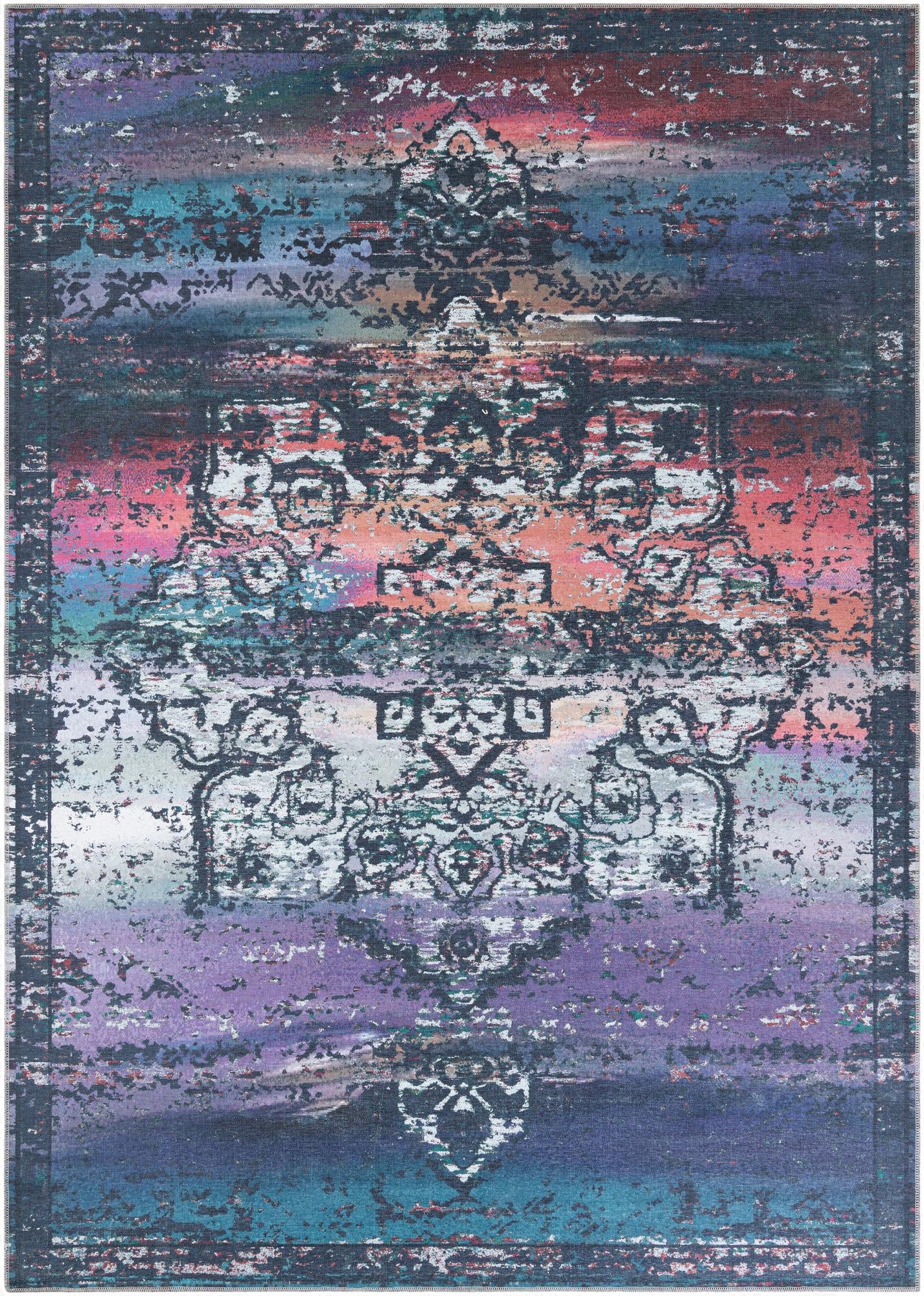  7' 10 x 11'  Washable Francesca Rug
