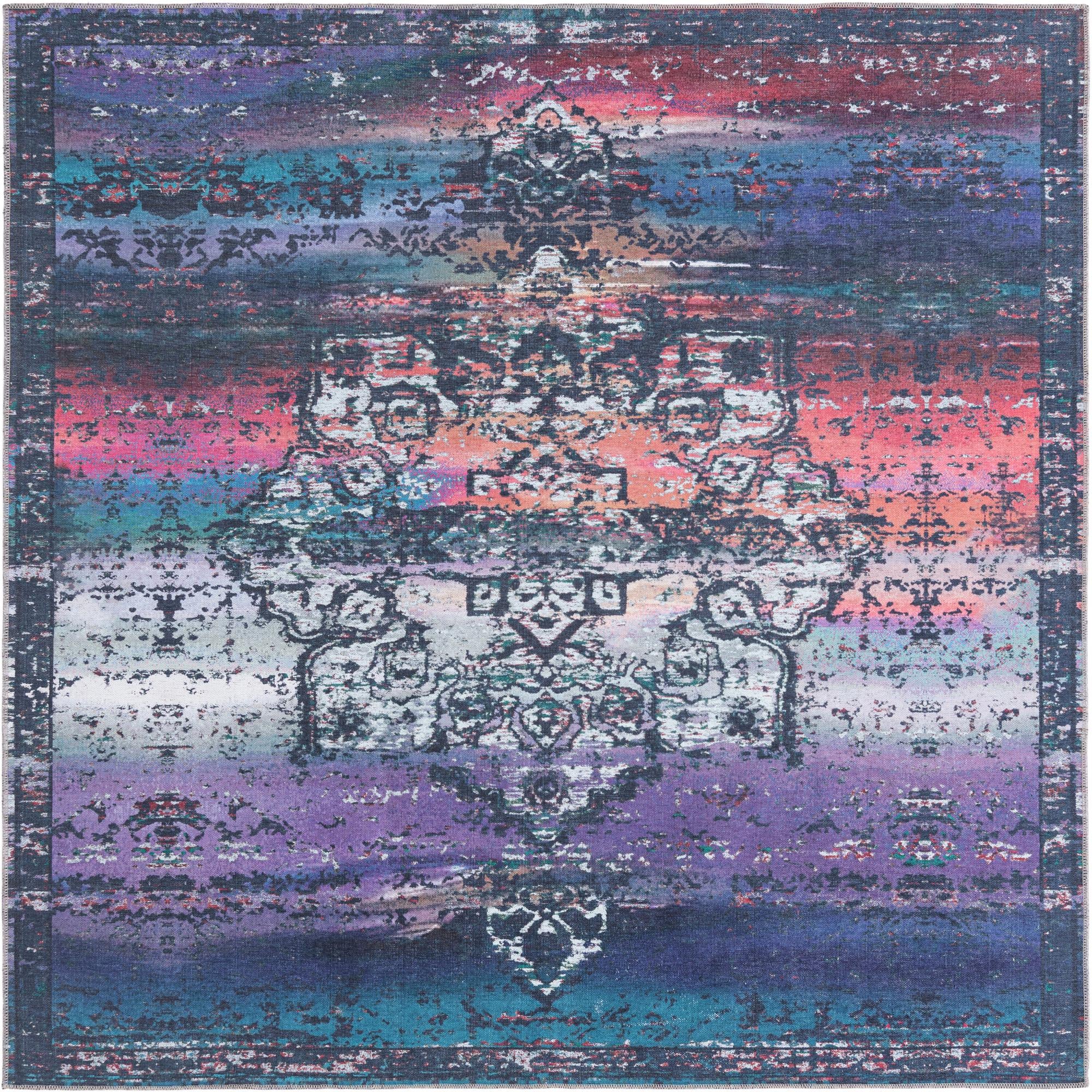 Rug Multicolored Blue Swatch link