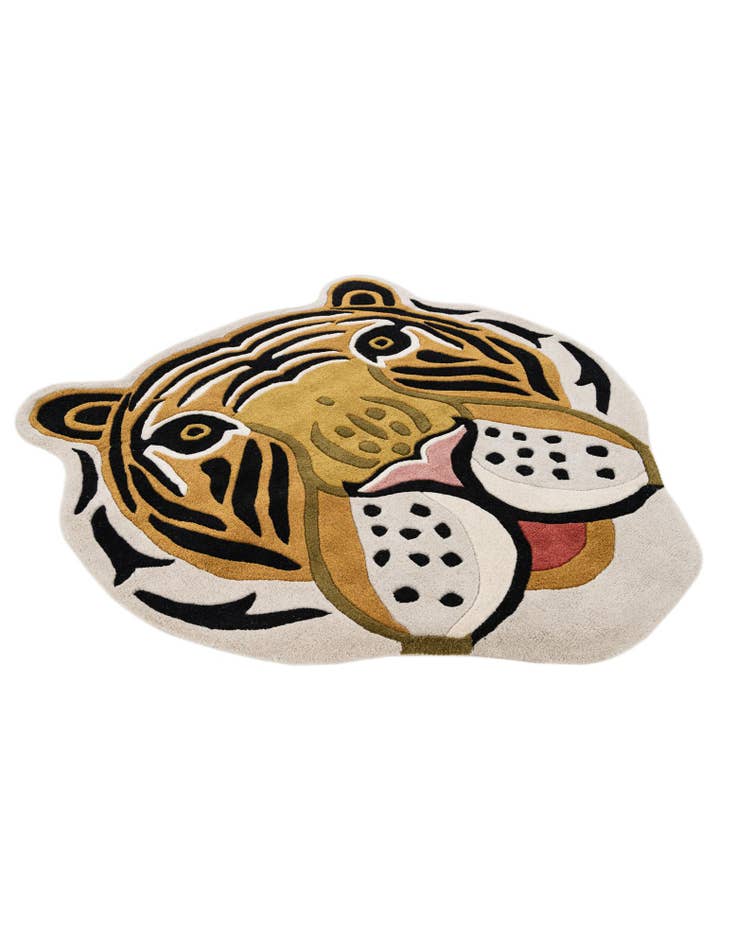 Detail image of  4' 1 x 4' 1 Playtime Kids Wool Freeform Rug