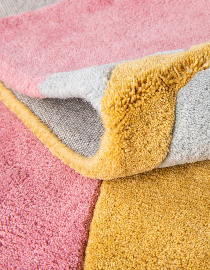 Detail image of  4' 1 x 4' 5 Playtime Kids Wool Freeform Rug