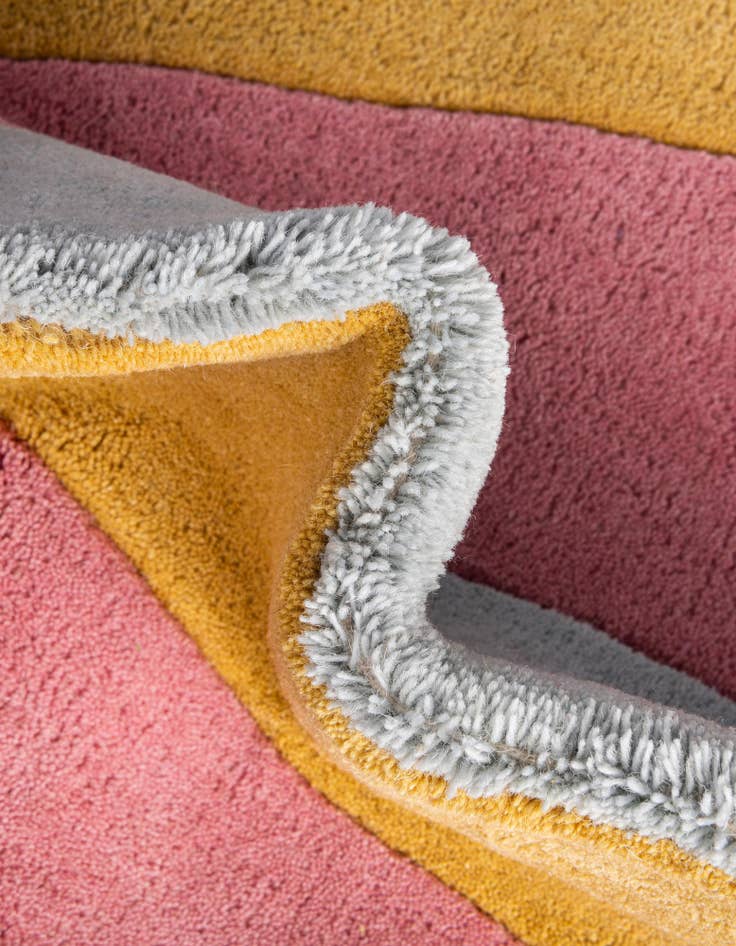 Detail image of  4' 1 x 4' 5 Playtime Kids Wool Freeform Rug