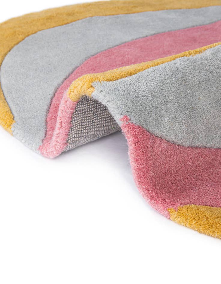 Detail image of  4' 1 x 4' 5 Playtime Kids Wool Freeform Rug