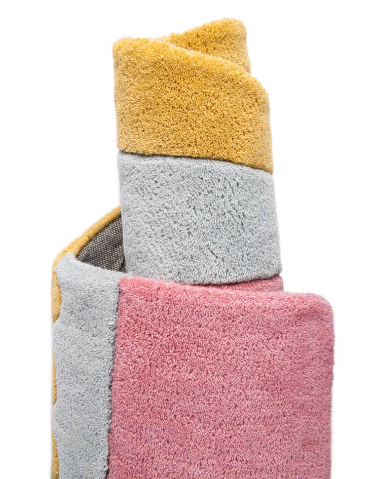 Detail image of  4' 1 x 4' 5 Playtime Kids Wool Freeform Rug