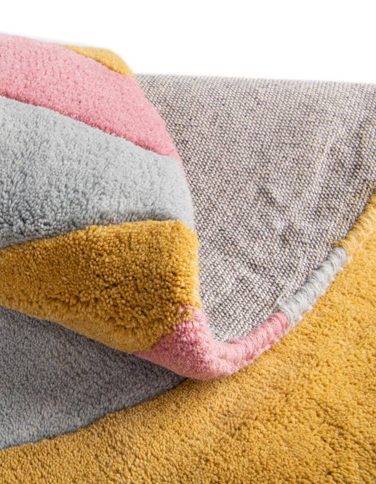 Detail image of  4' 1 x 4' 5 Playtime Kids Wool Freeform Rug