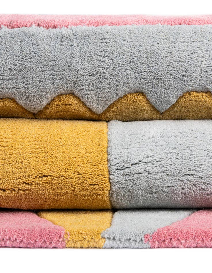 Detail image of  4' 1 x 4' 5 Playtime Kids Wool Freeform Rug