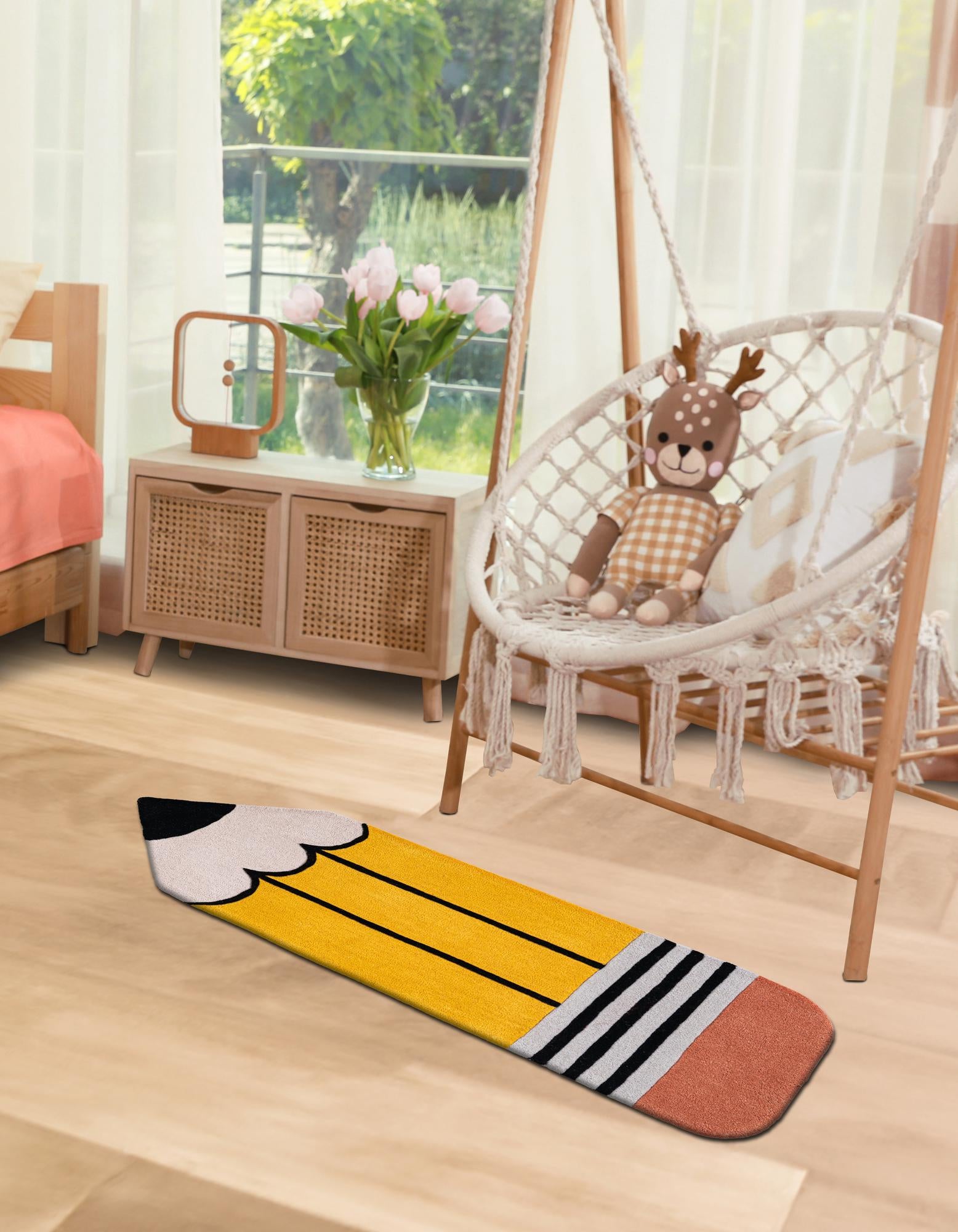 Multicolor 2' x 5' 11 Playtime Kids Wool Freeform Rug | Rugs.com