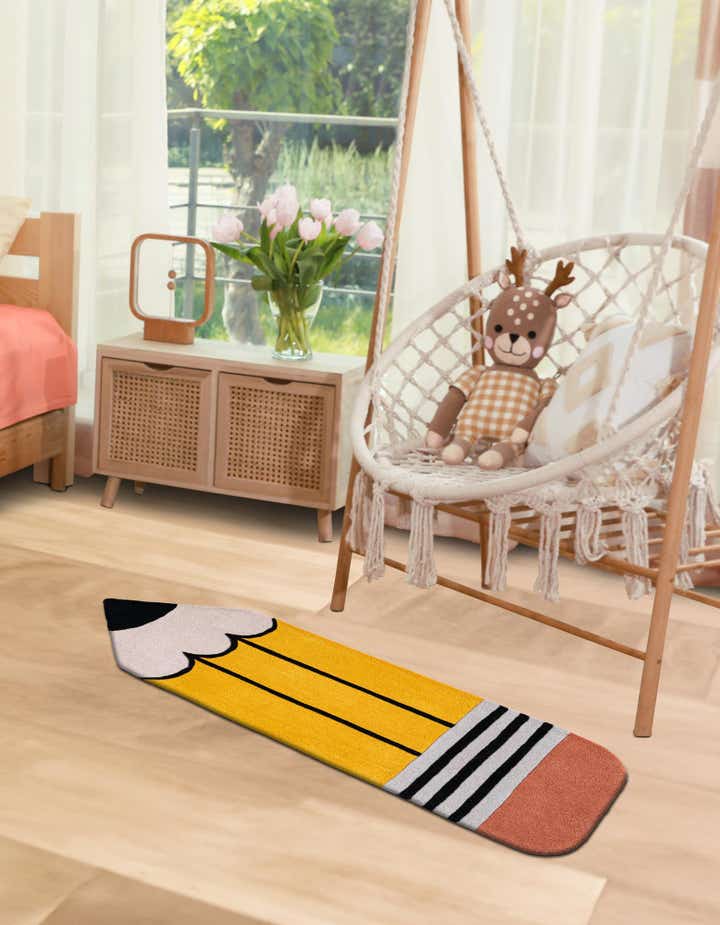 Multicolor 1' 6 x 4' 5 Playtime Kids Wool Freeform Rug | Rugs.com