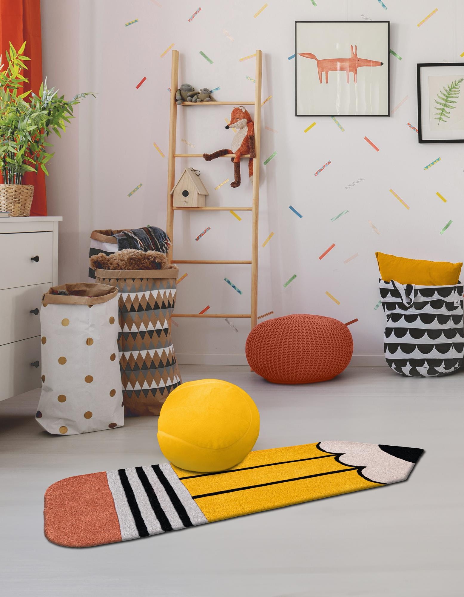 Multicolor 2' x 5' 11 Playtime Kids Wool Freeform Rug | Rugs.com