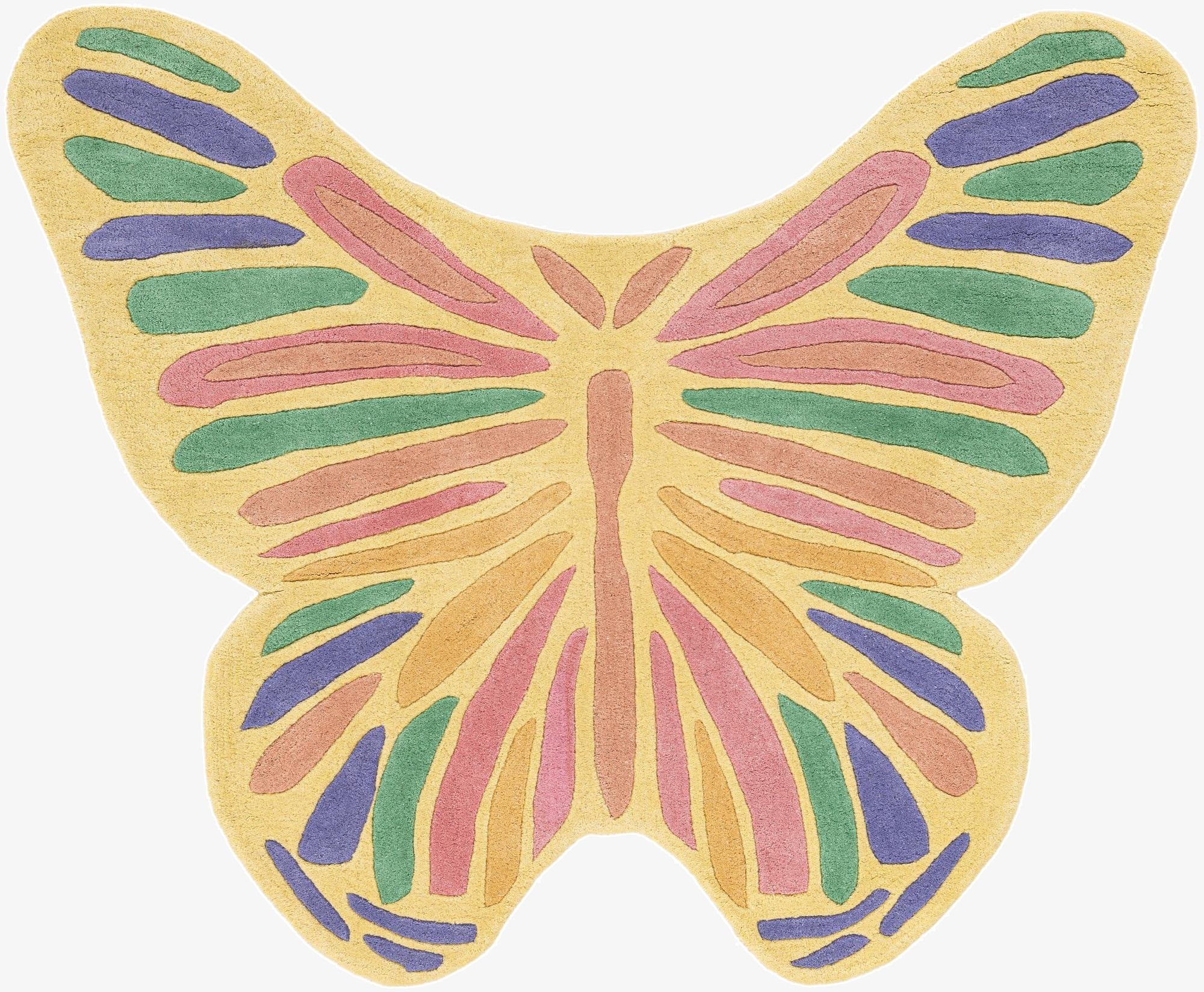  4' 2 x 4' 11 Playtime Kids Wool Freeform Rug