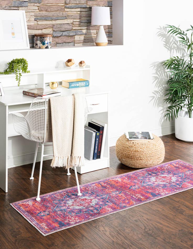 Detail image of  2' x 13'  Washable Francesca Runner Rug