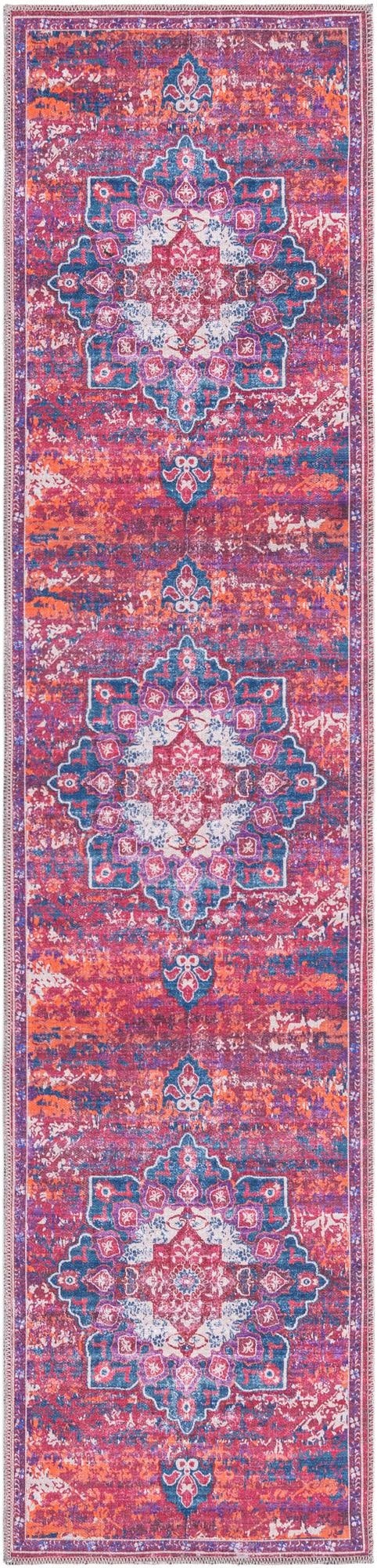  2' x 8'  Washable Francesca Runner Rug
