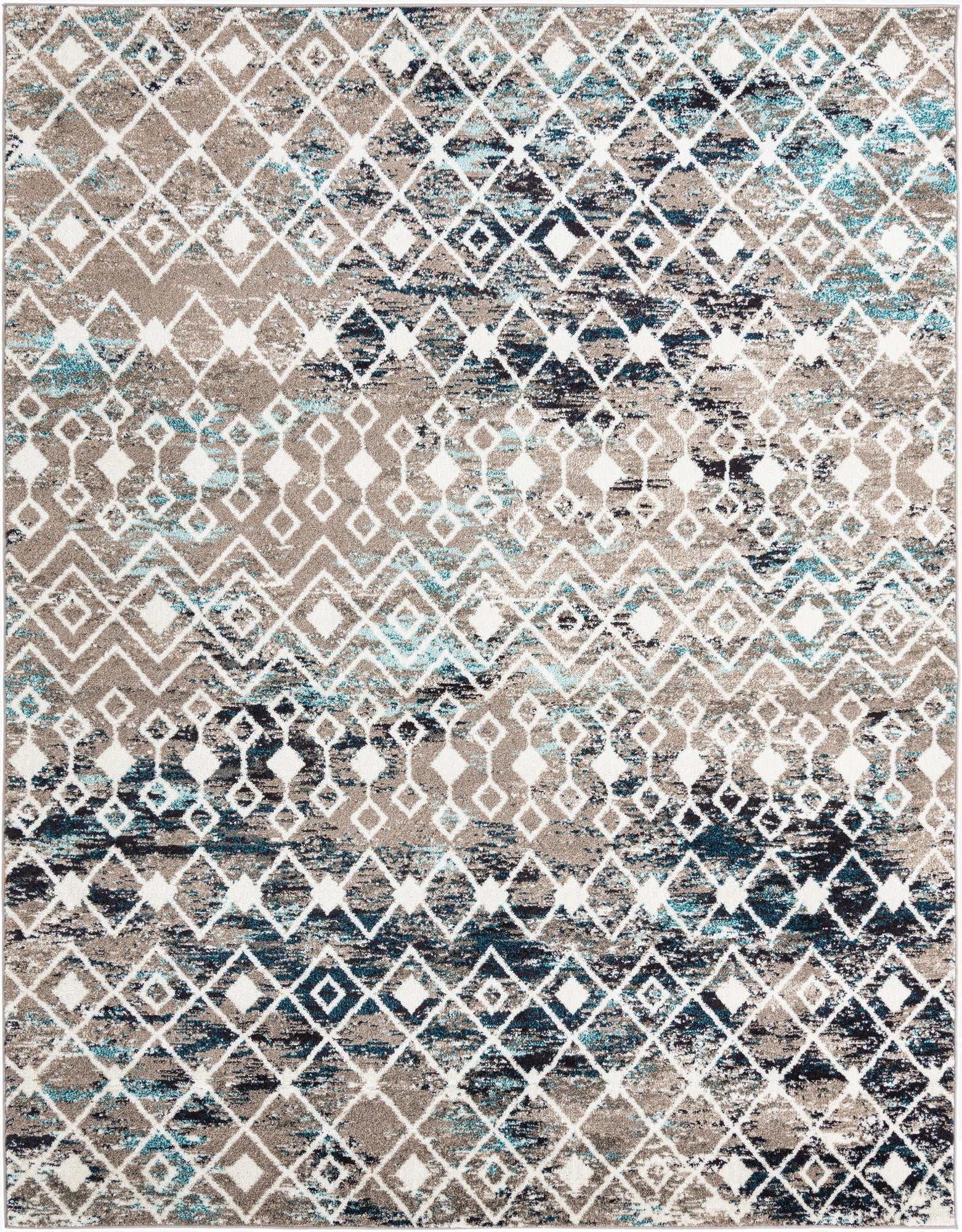  7' 10 x 10' Moroccan Trellis Rug