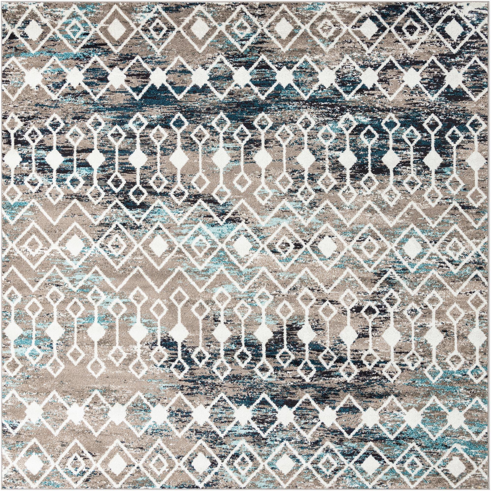 Rug Multicolored Gray Blue Swatch link