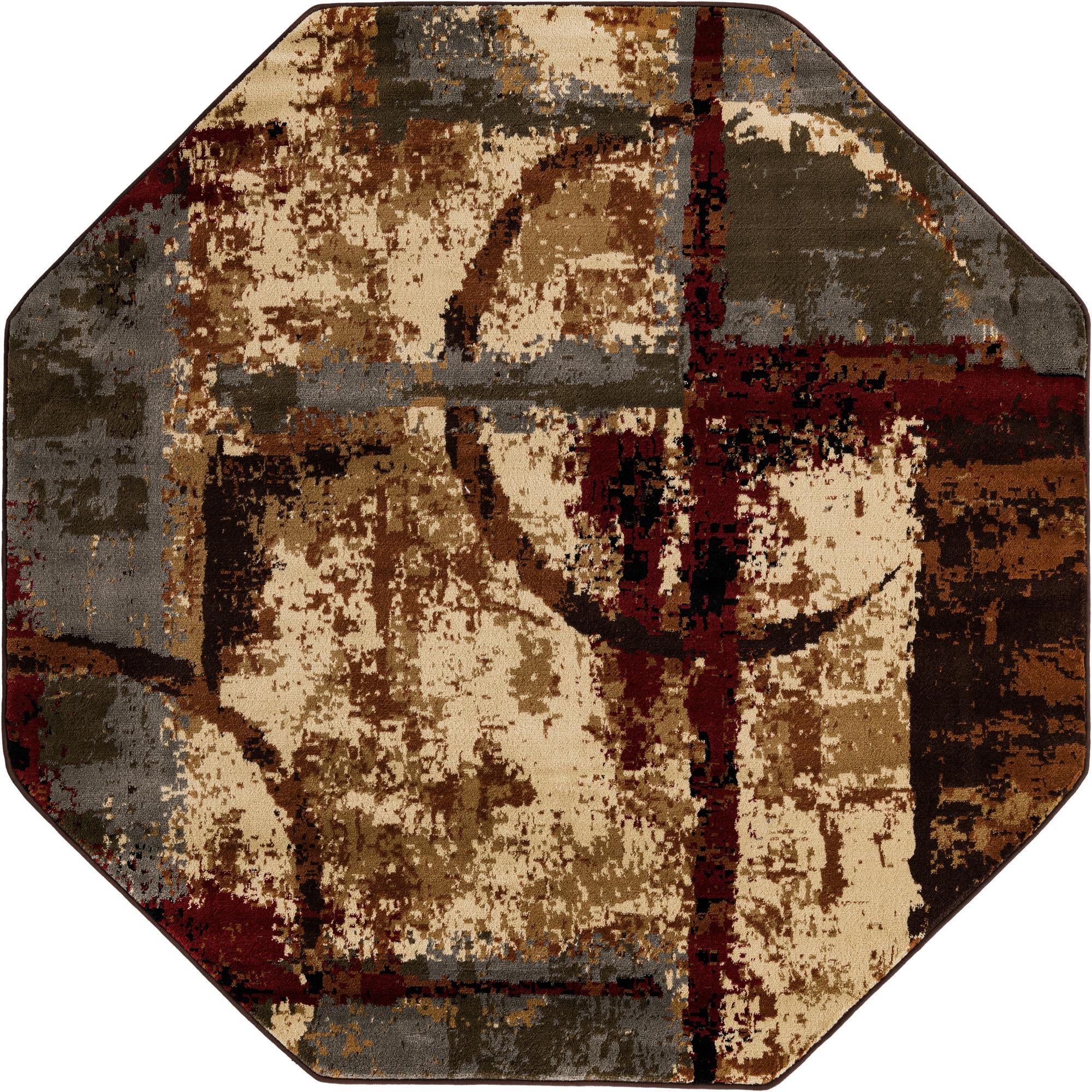  6' x 6' Cafe Octagon Rug