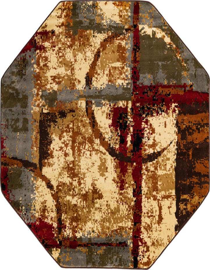  6' x 6' Cafe Octagon Rug