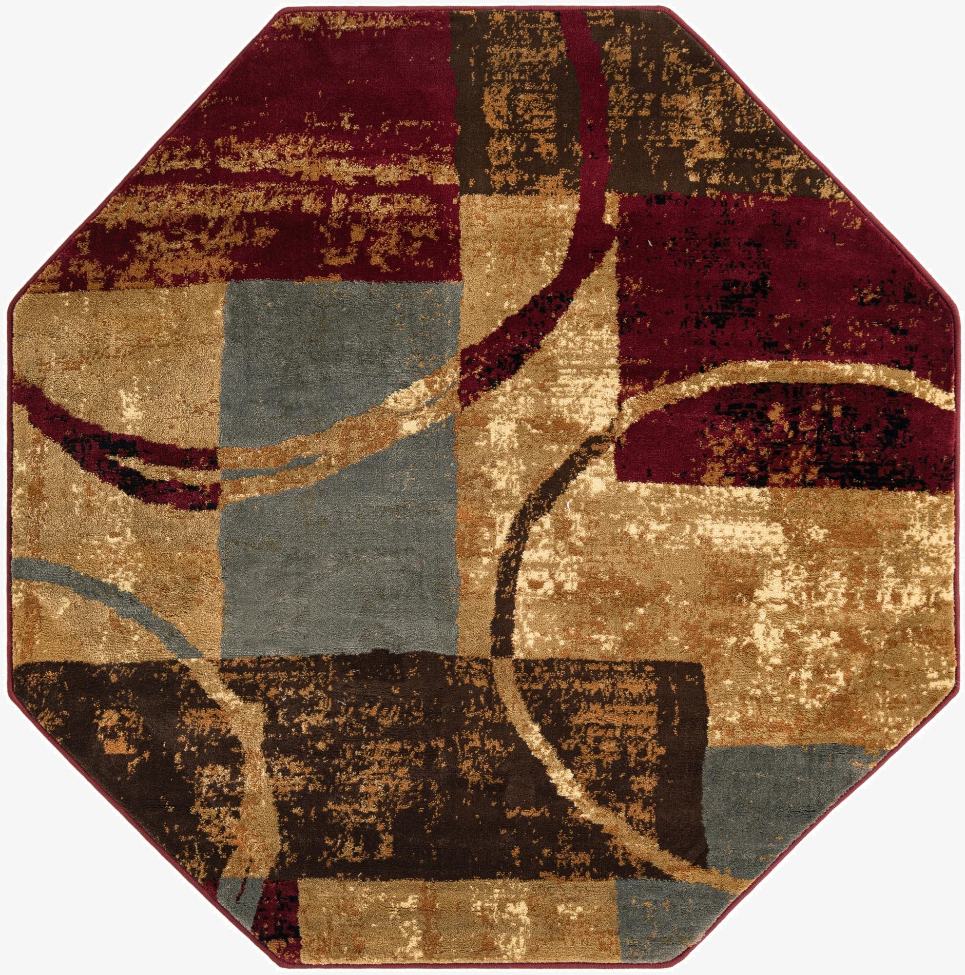  5' 3 x 5' 3 Cafe Octagon Rug