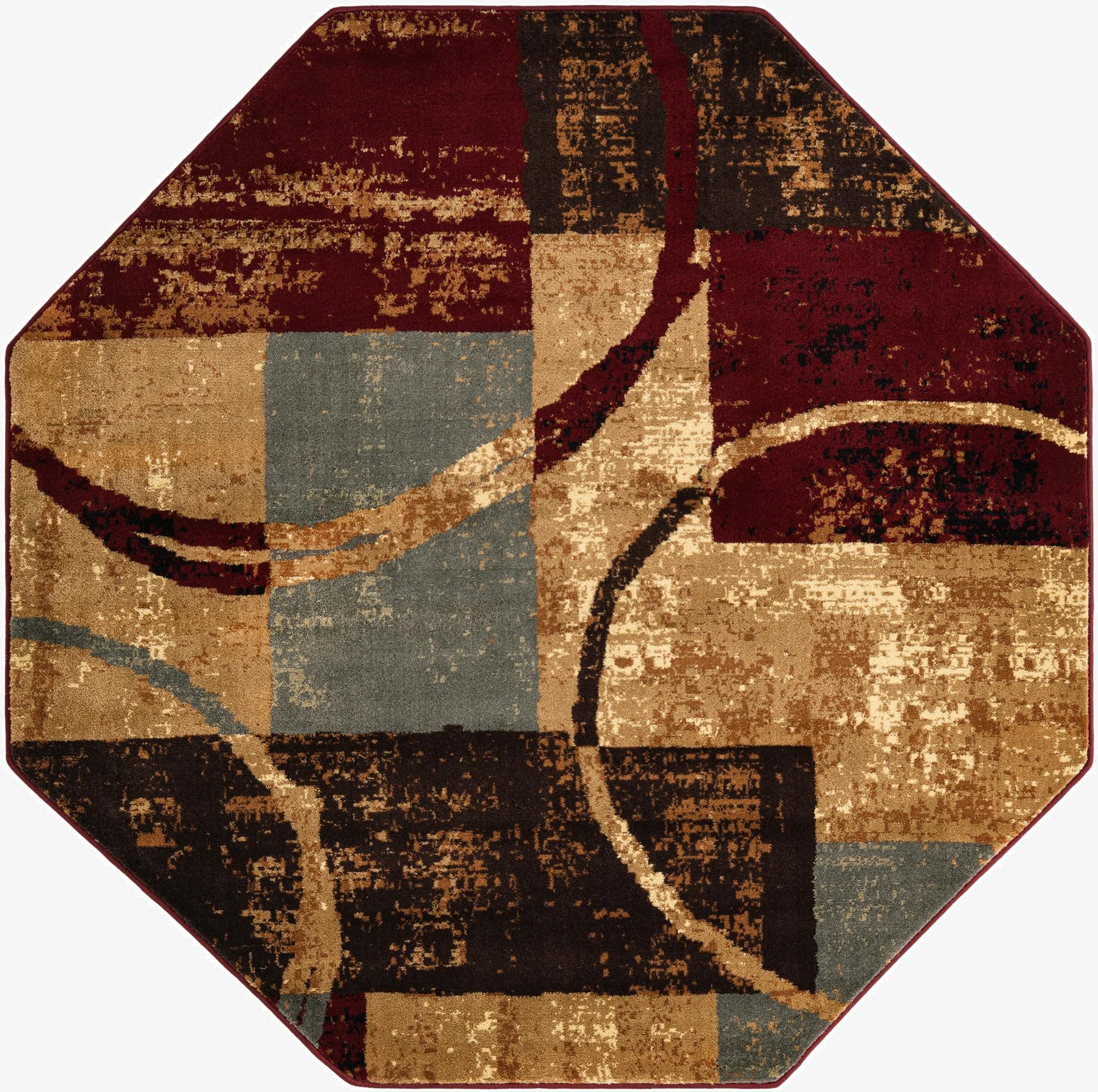  6' x 6' Cafe Octagon Rug