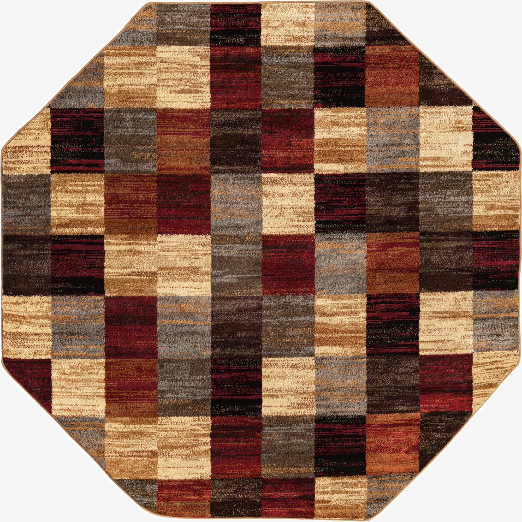  7' x 7' Cafe Octagon Rug