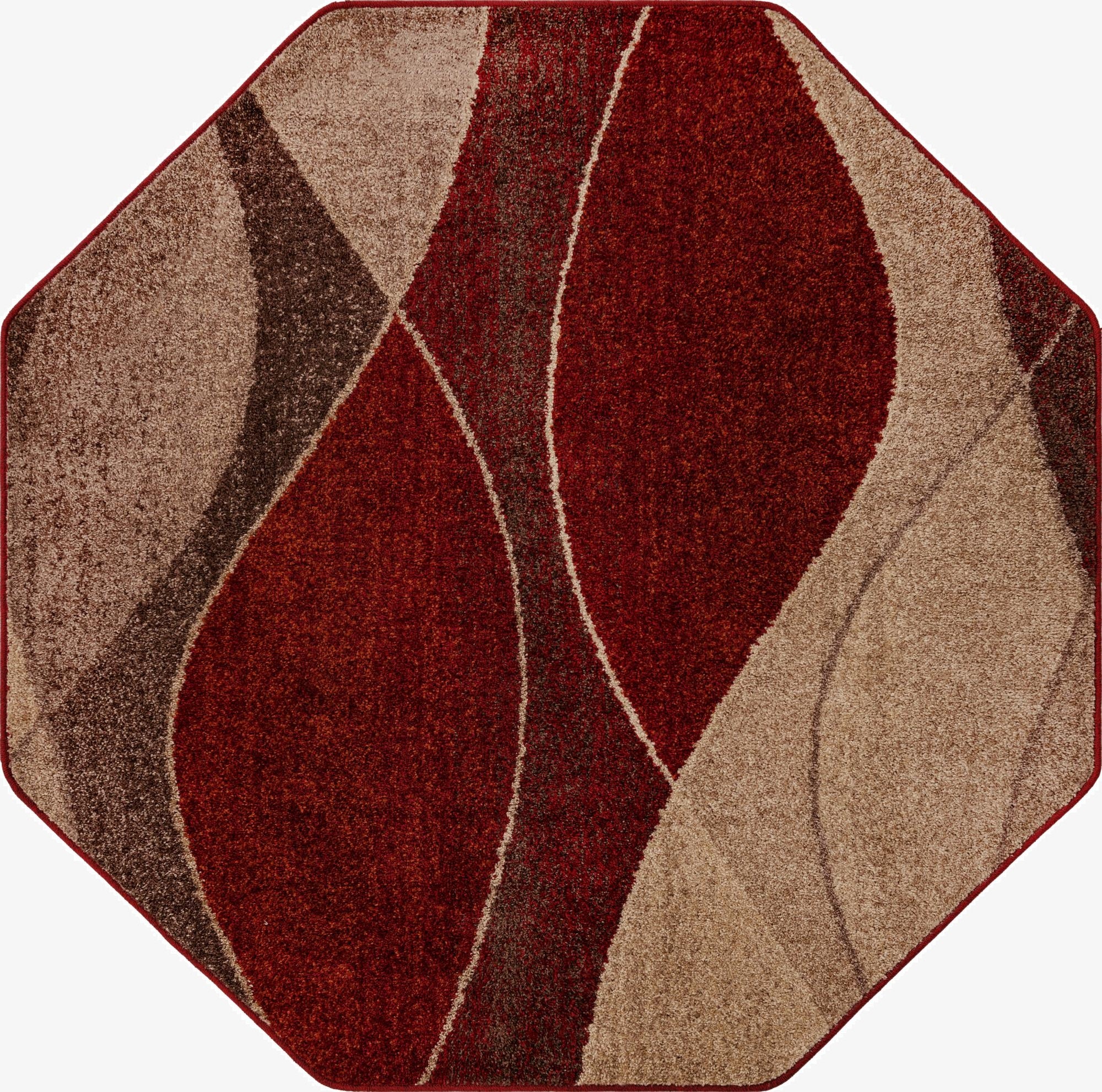 Primary image  5' 3 x 5' 3 Equinox Octagon Rug