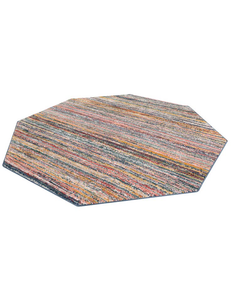 Detail image of  7' 10 x 7' 10 Gemstone Octagon Rug