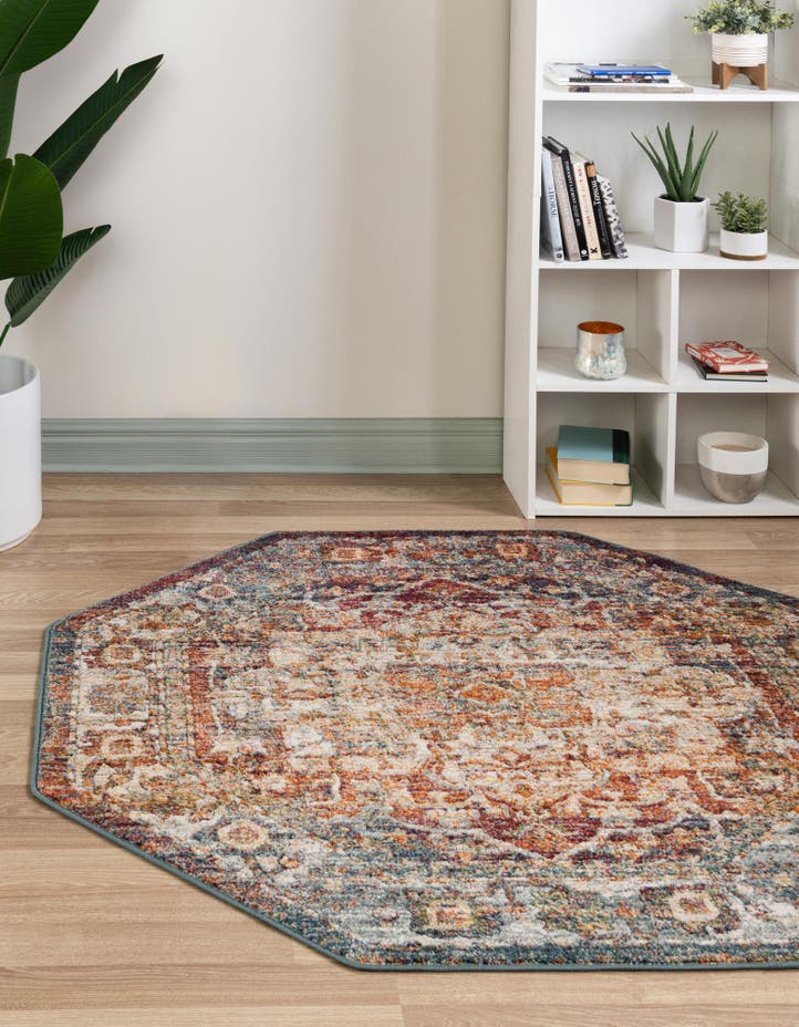  5' x 5' Isabella Octagon Rug