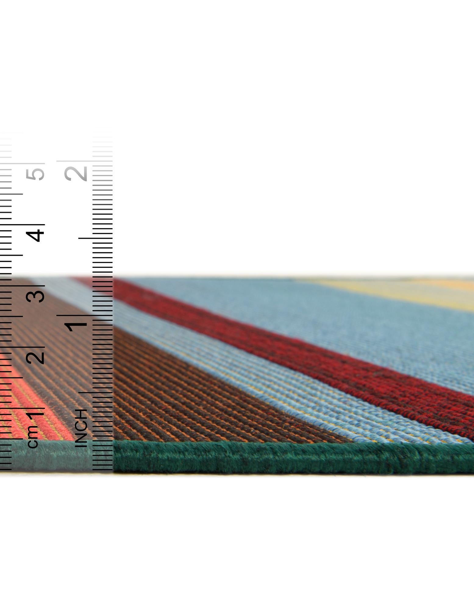 Multicolor 7' x 7' Senna Modern Outdoor Octagon Rug | Rugs.com