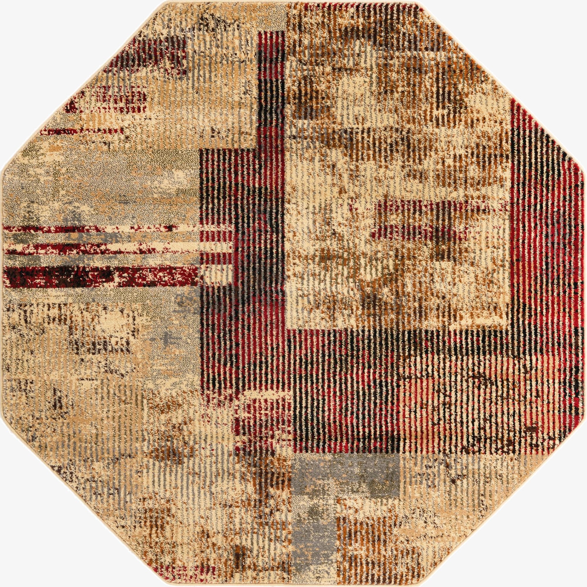  5' 3 x 5' 3 Saturn Octagon Rug