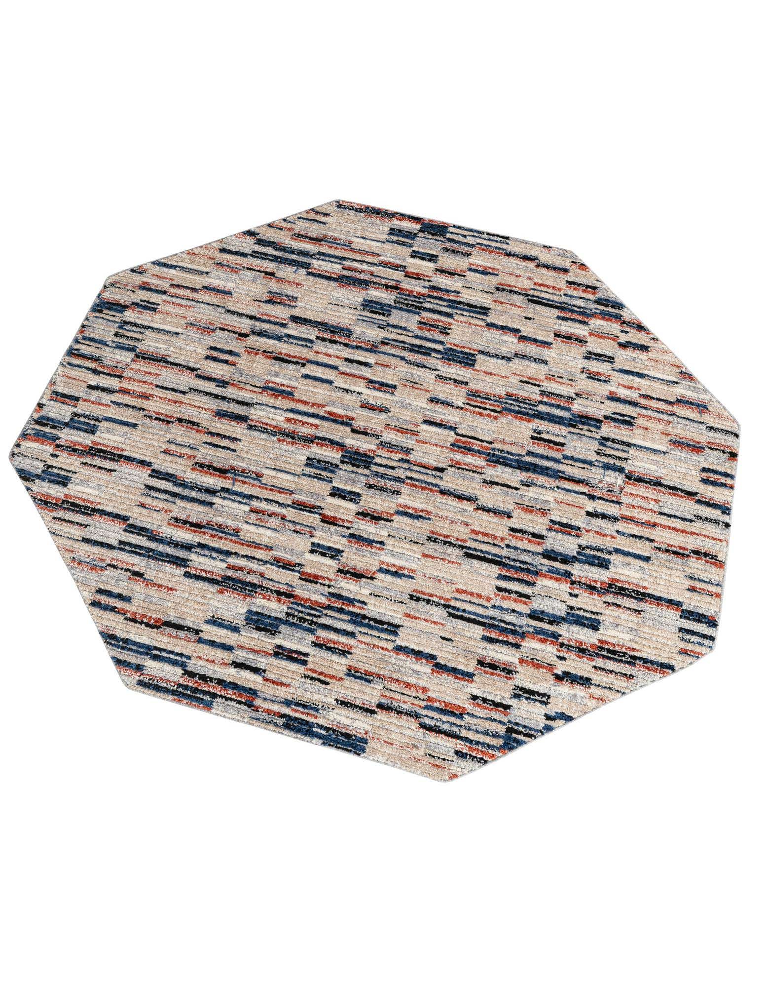 Multicolor 7' x 7' Tucson Octagon Rug | Rugs.com
