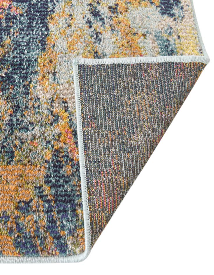 Detail image of  7' 10 x 7' 10  Washable Vivid Octagon Rug