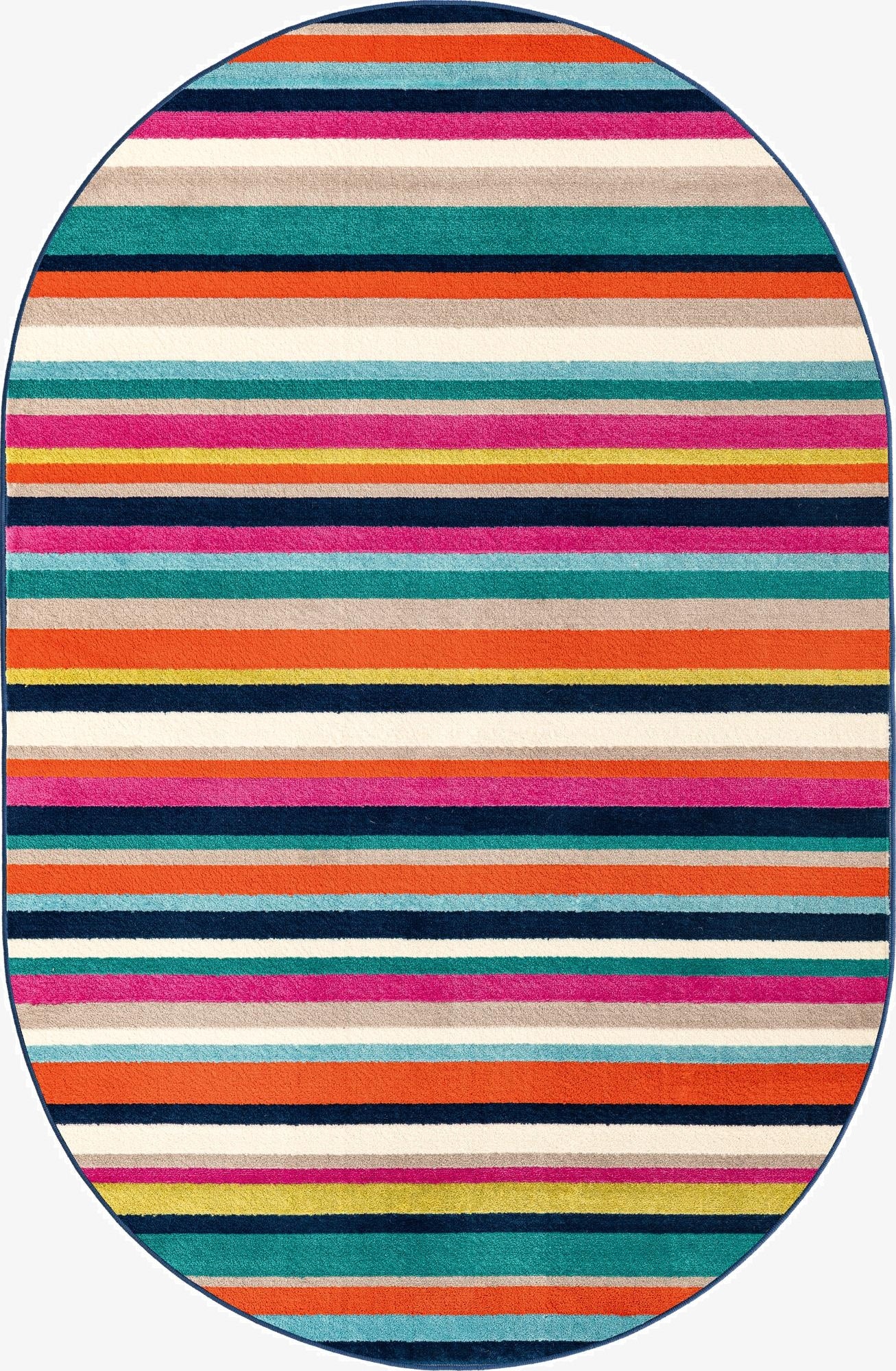  5' 3 x 8' Azalea Oval Rug