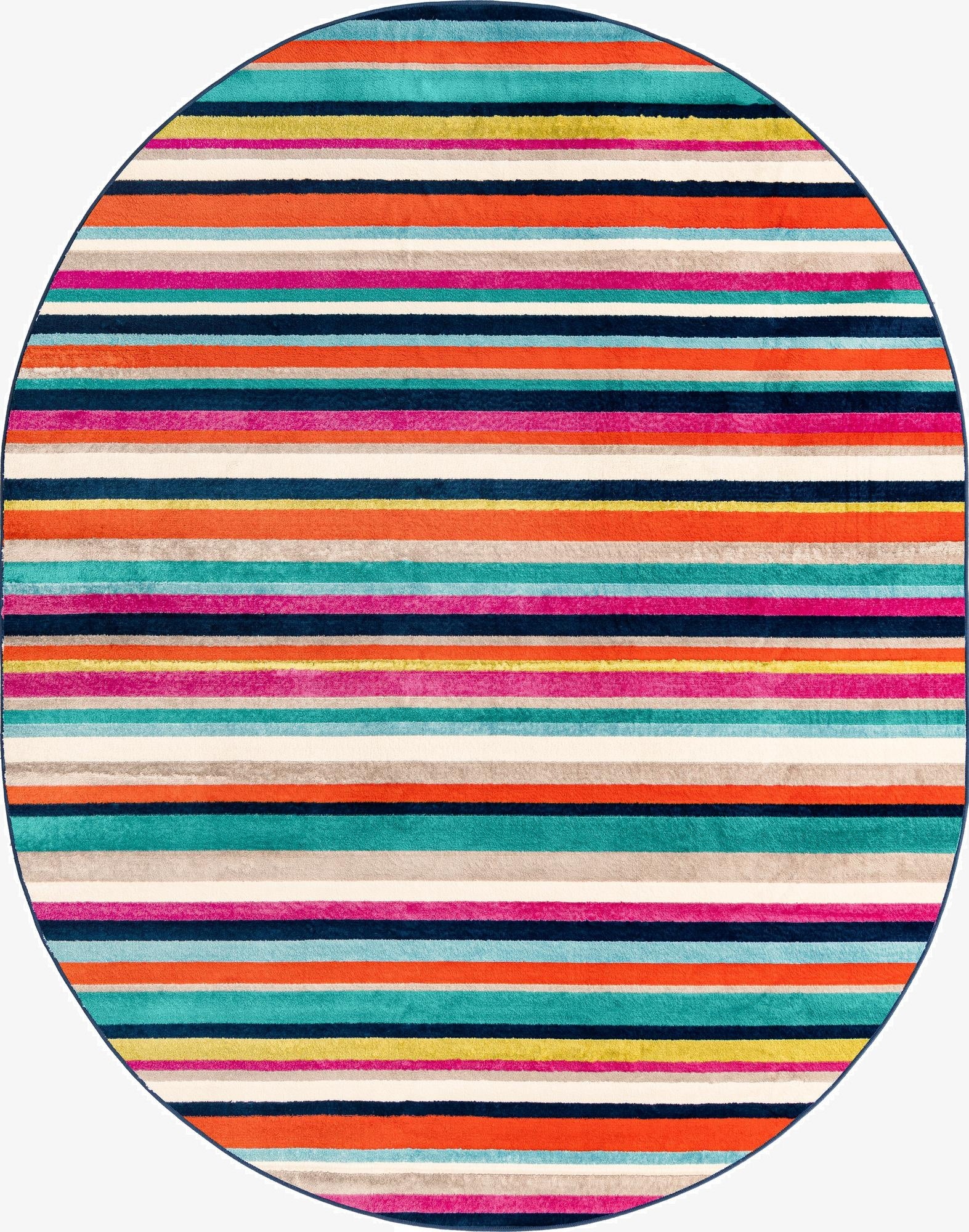  7' 10 x 10' Azalea Oval Rug