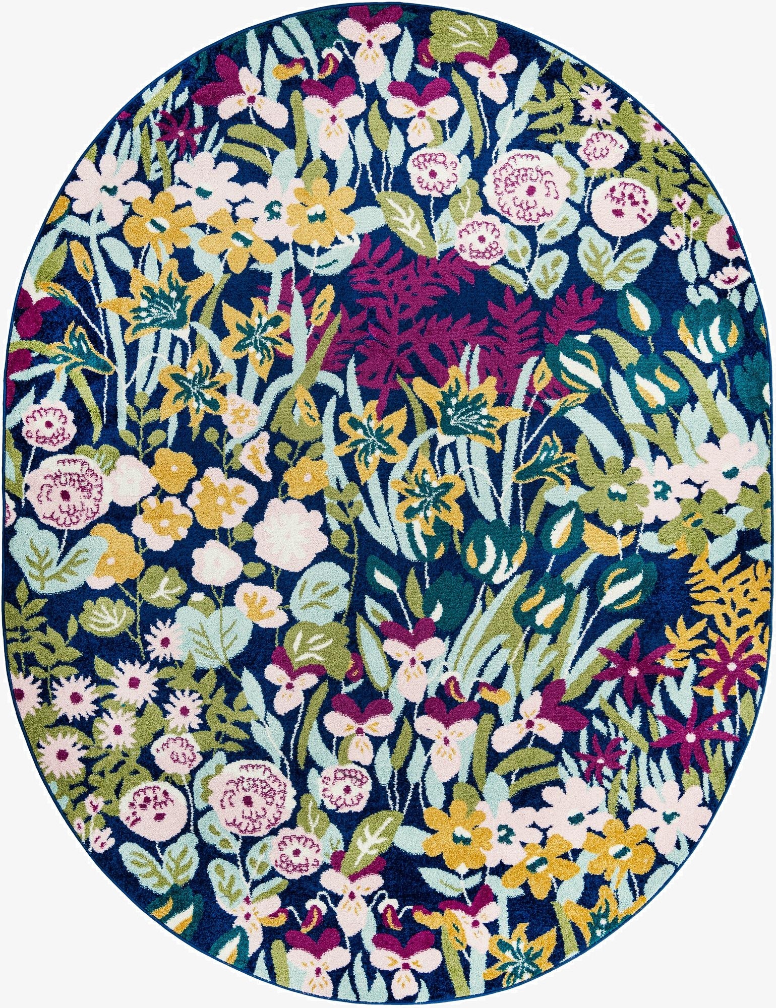  7' 10 x 10' Bloom Oval Rug