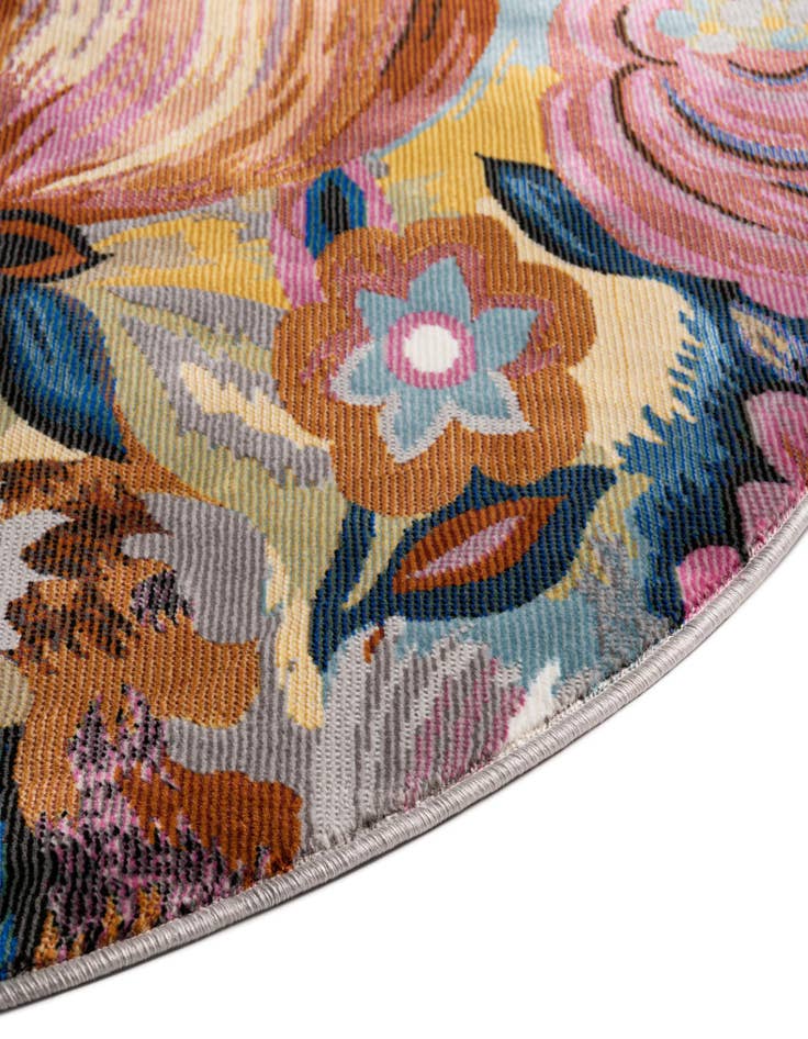 Detail image of  4' x 6' Blossom Oval Rug