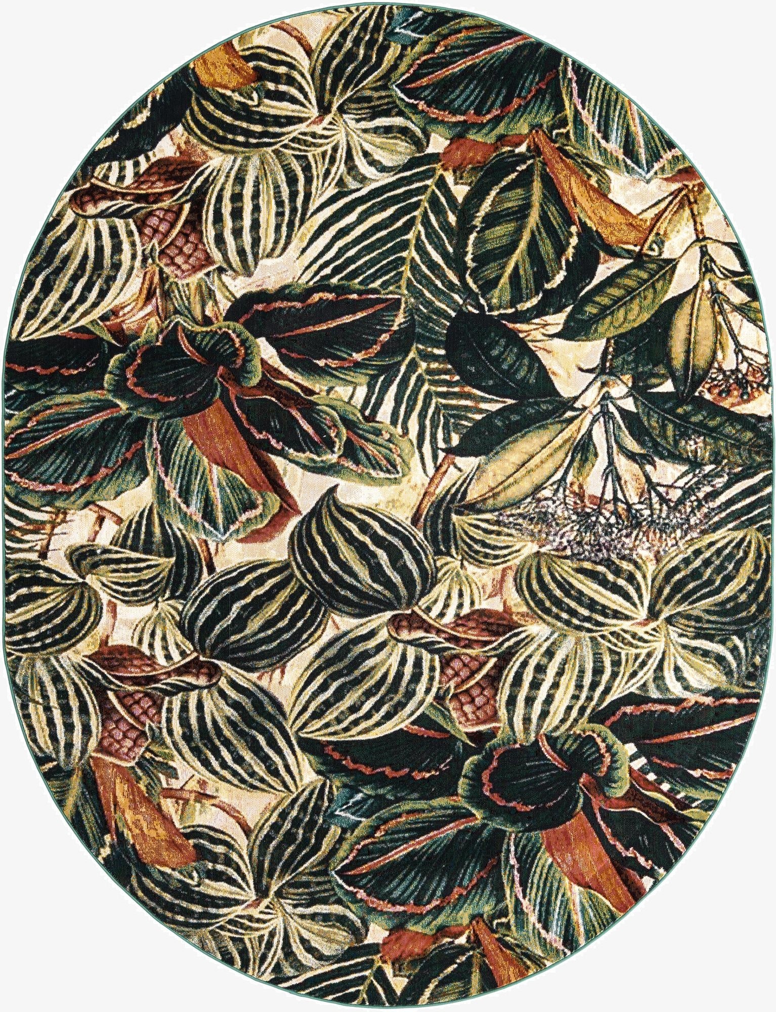 Primary image  7' 10 x 10' Blossom Oval Rug