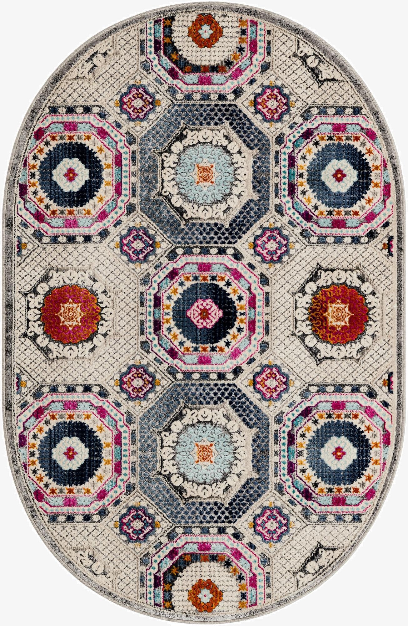  3' 7 x 5' 3 Budapest Oval Rug