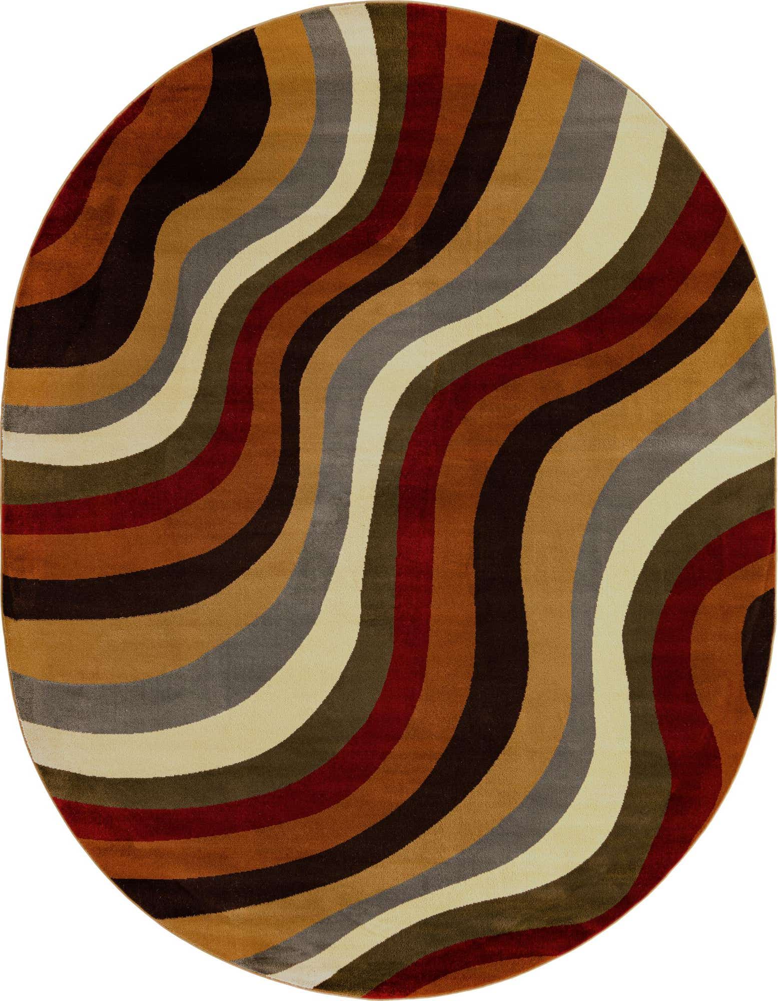 Primary image  7' 10 x 10' Cafe Oval Rug