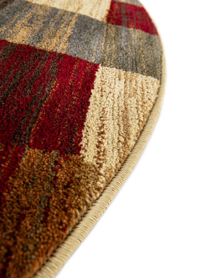 Detail image of  5' 3 x 8' Cafe Oval Rug