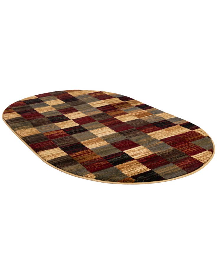 Detail image of  3' 1 x 5' 3 Cafe Oval Rug