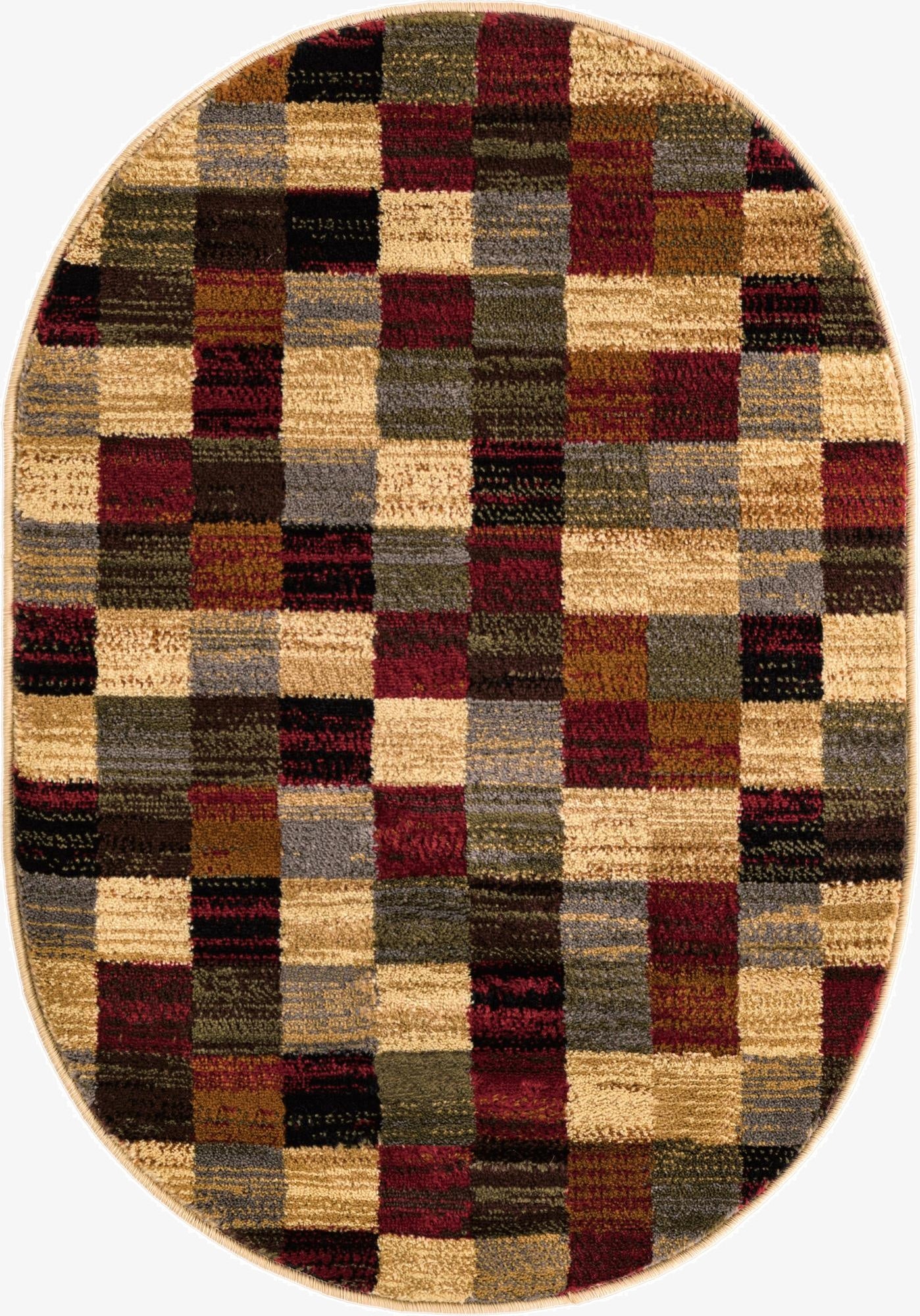  2' x 3' Cafe Oval Rug