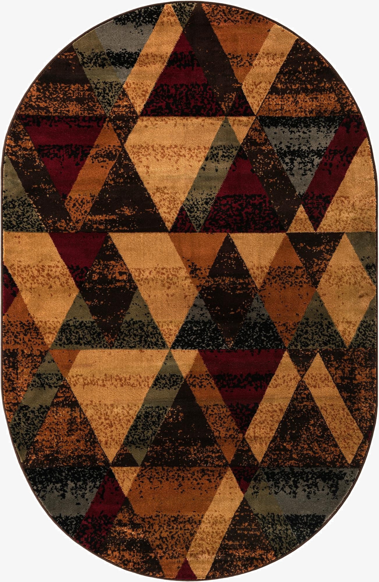  5' 3 x 8' Cafe Oval Rug