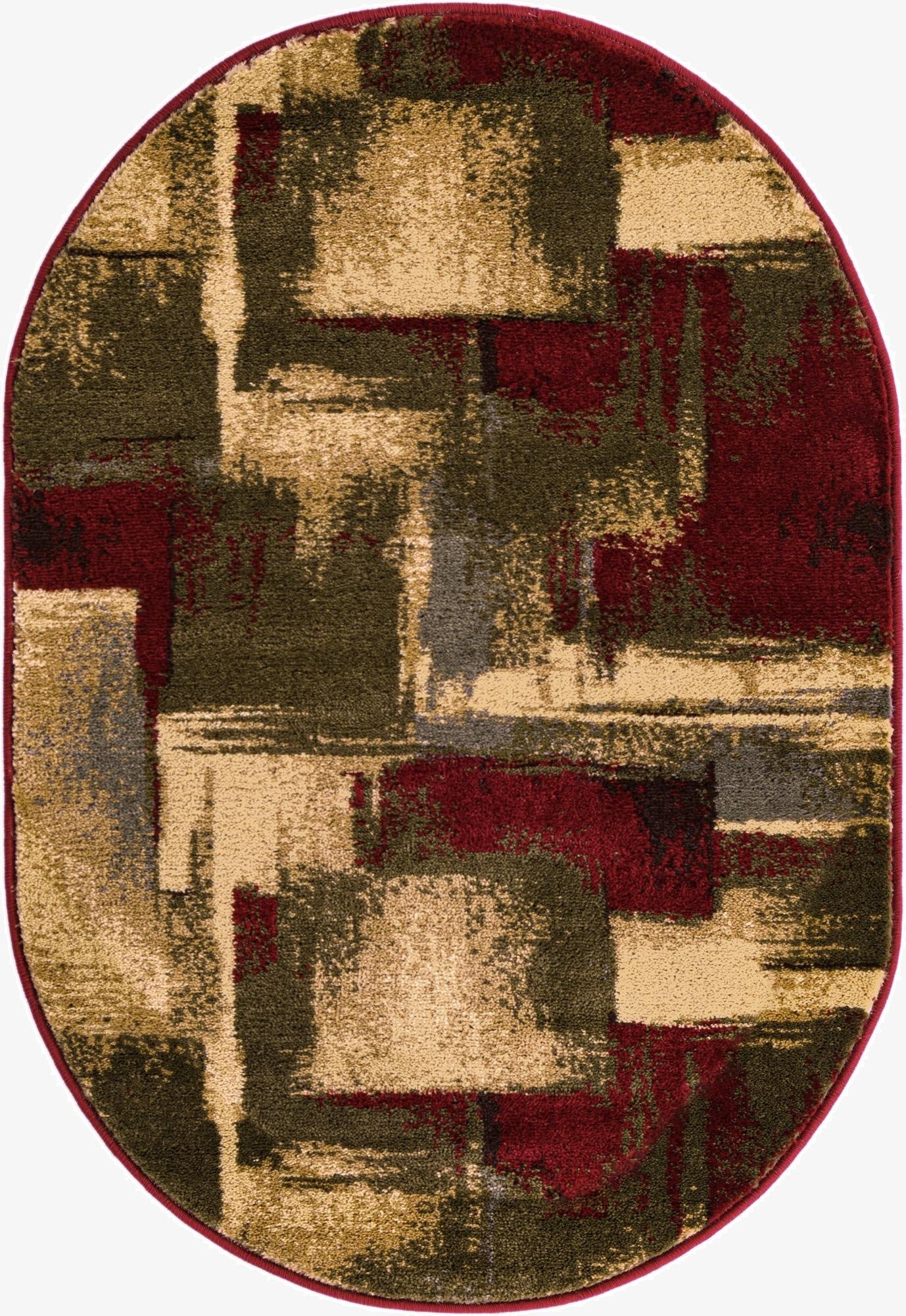  2' x 3' Cafe Oval Rug