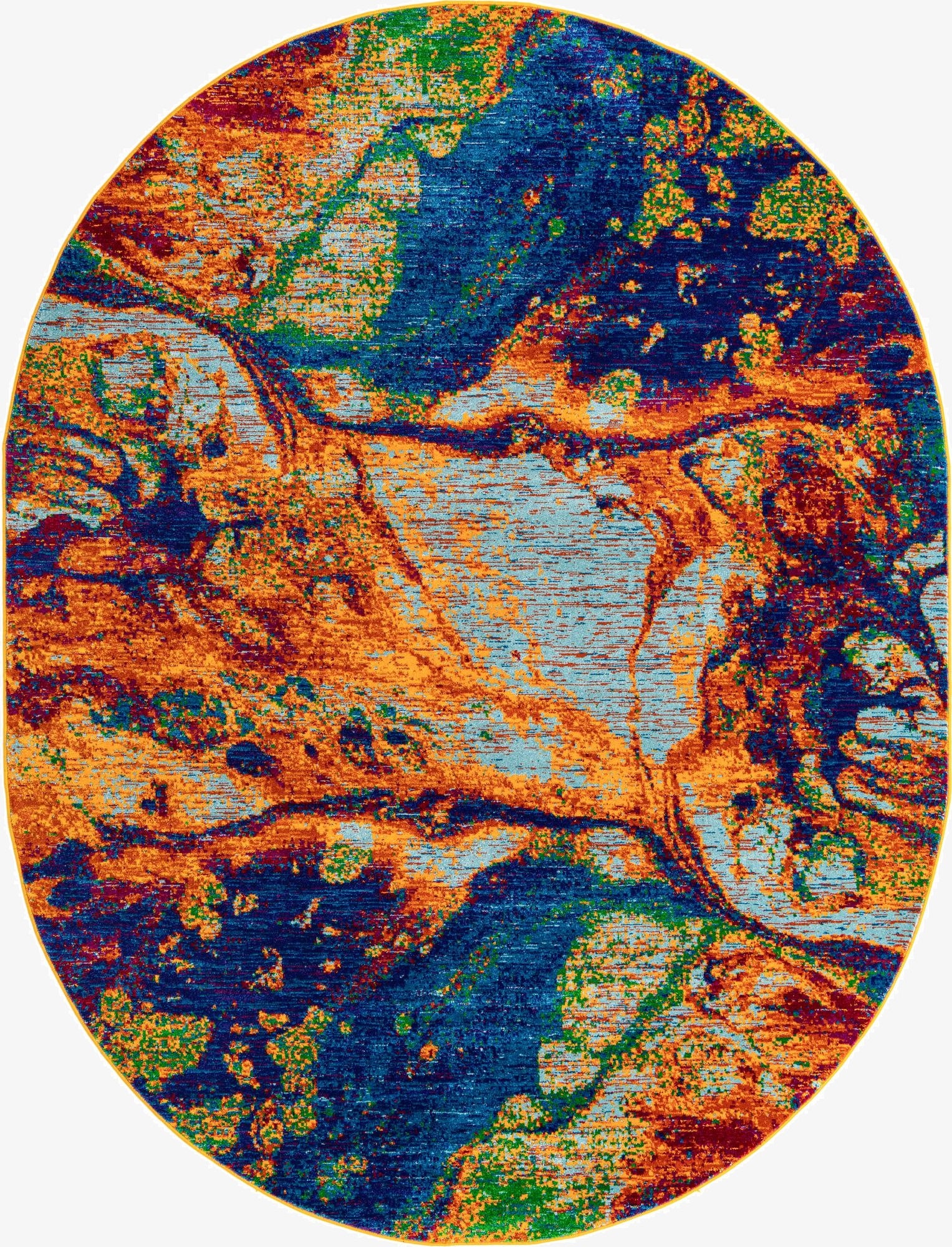  7' 10 x 10' Calypso Oval Rug