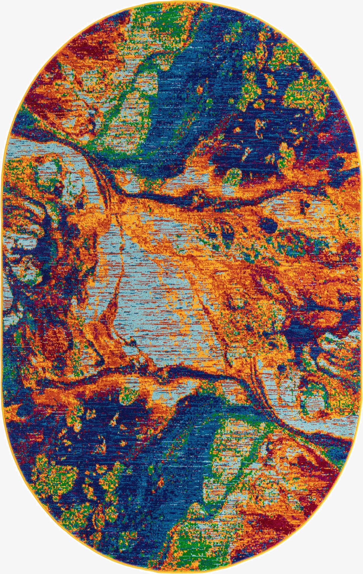  5' 3 x 8' Calypso Oval Rug