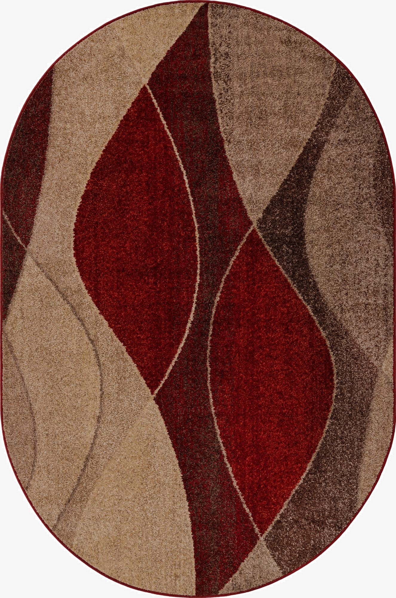 Primary image  5' 3 x 8' Equinox Oval Rug