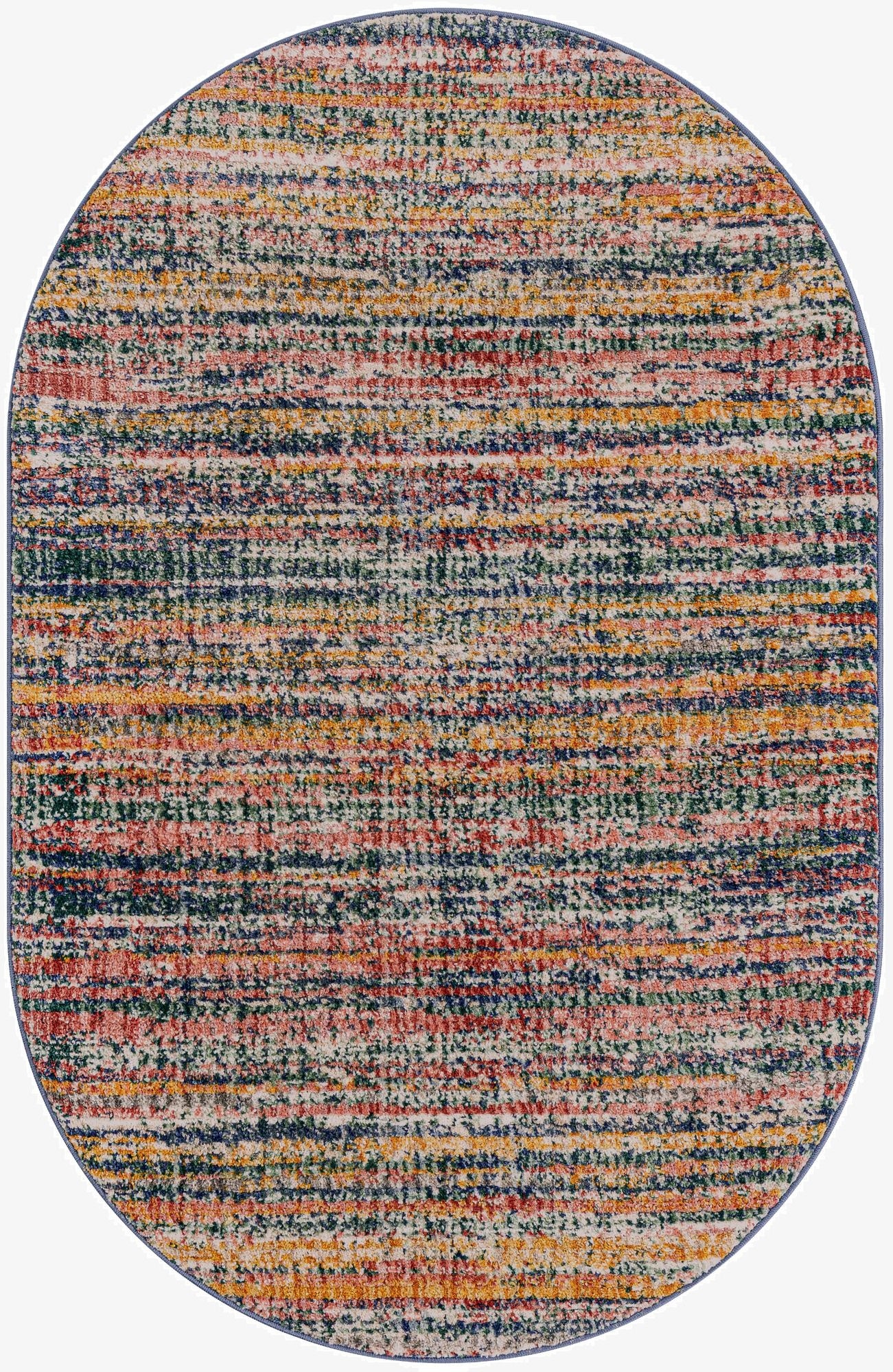  3' 3 x 5' 3 Gemstone Oval Rug